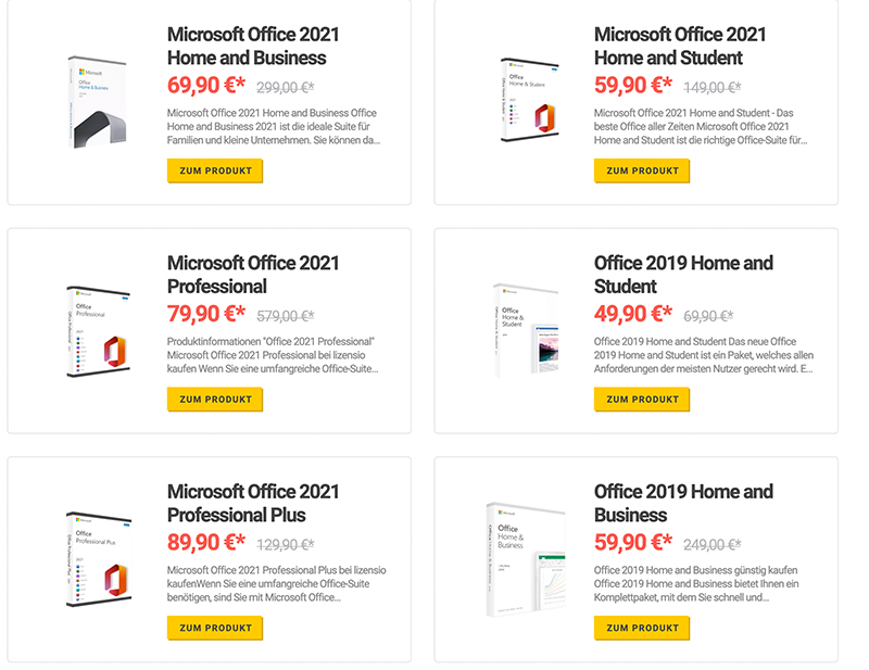 microsoft office paket